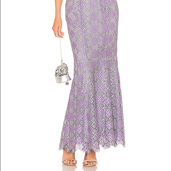 NEW WITH TAGS purple strapless gown - Picture 2 of 4